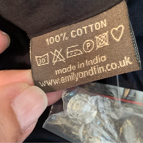 EMILY & FIN. Dress w/ tree prints in different colors. Cotton fit & flar… - Picture 9 of 11